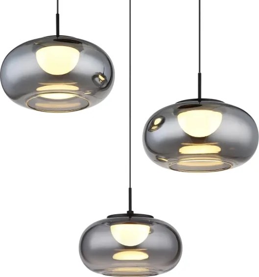 Lustră LED pe cablu Globo 15744-3H QUINTARA 3xLED/6W/230V