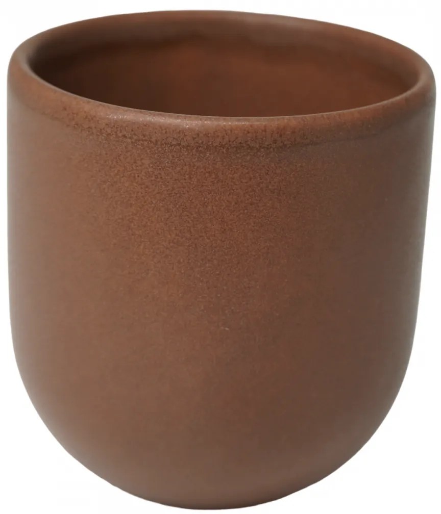 Pahar Cafea Novum (250ml, Maro Pantone Cambridge) Gresie Glazurata Manual