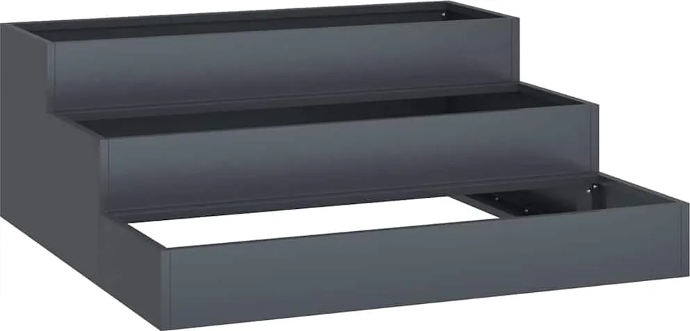 vidaXL Vază pentru Grădină Antracit 90 x 90 x 35 cm