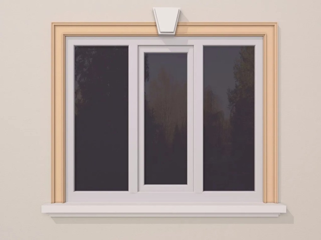 Ancadrament fereastra exterior FP118 dimensiuni 120x40x2000mm