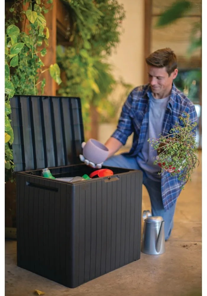 Cutie de depozitare pentru grădină gri City – Keter