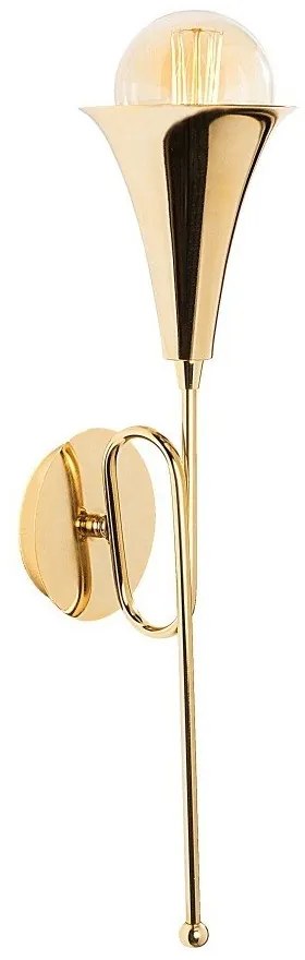 Aplică metalică Opviq lights Isidor, auriu