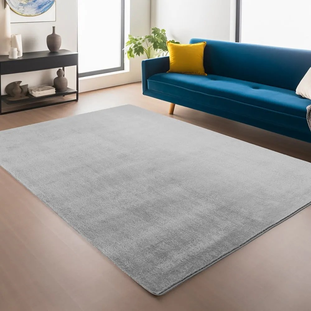 Covor gri deschis lavabil 80x150 cm Joy 1400 – Ayyildiz Carpets