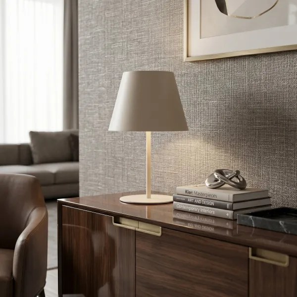 Lampă de birou ARDEN 1xE27/15W/230V bej