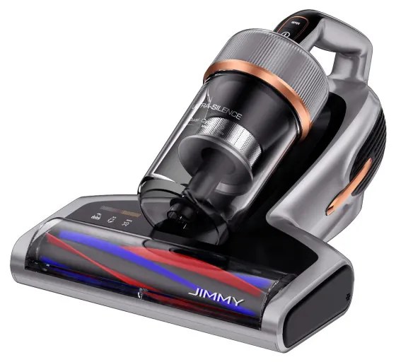 Aspirator acarieni JIMMY BX7 Pro Max, 700W, 0,5 l, 16 kPa, Sterilizare prin incalzire 65°C / UV, Ioni negativi, Filtrare 6 trepte, Gri