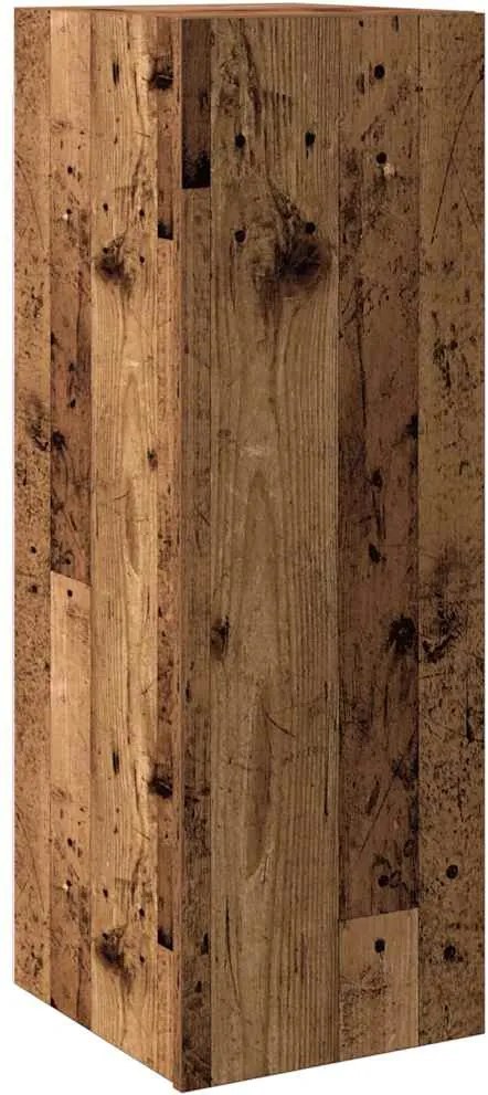 vidaXL Dulap TV, lemn vechi, 30,5x30x90 cm, lemn prelucrat