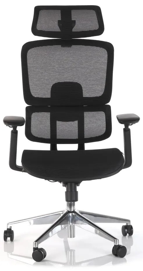 Scaun de birou Lustro, negru