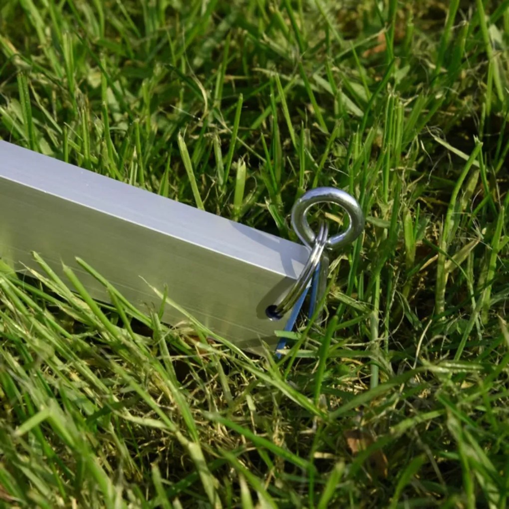 Stend de rufe din aluminiu FALCO, 103×168 cm, argintiu Monzana