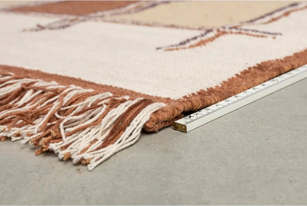 Covor teracotă din bumbac 160x230 cm Gambit – Dutchbone