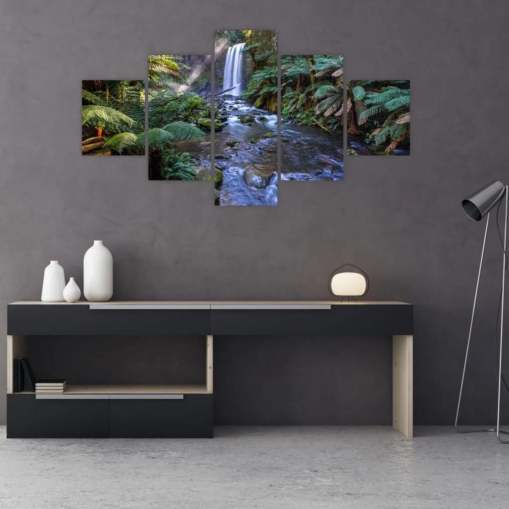 Tablou cu pădurea ploilor din Austalia (125x70 cm), în 40 de alte dimensiuni noi