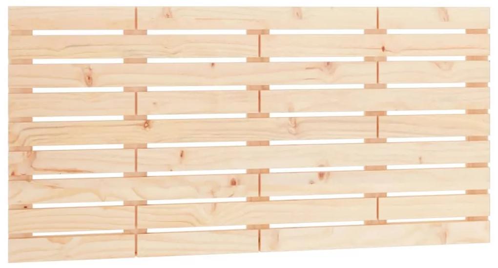 824728 vidaXL Tăblie de pat pentru perete, 126x3x63 cm, lemn masiv de pin