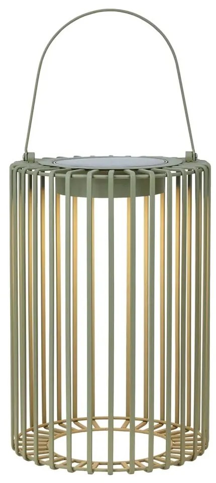 Felinar cu LED verde solar/cu USB (înălțime 54 cm) pentru exterior Cavia – Markslöjd