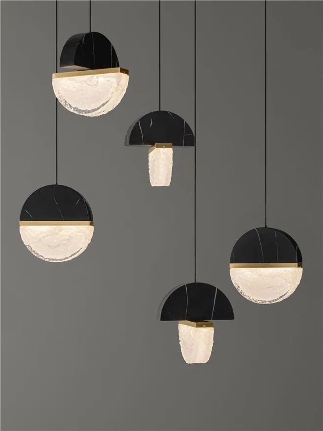 Lustra decorativa cu 8 pendule LED 3000K DORIN