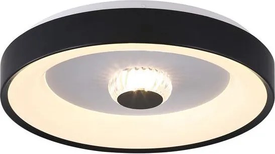 Plafoniera LED design modern Polka negru