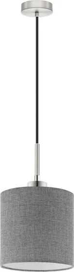 Eglo TUNJA - Pendul LED pe cablu, 1xE27, 60W, 230V, gri