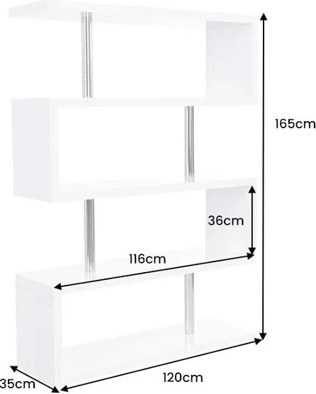 Raft design modern Snake 165cm alb