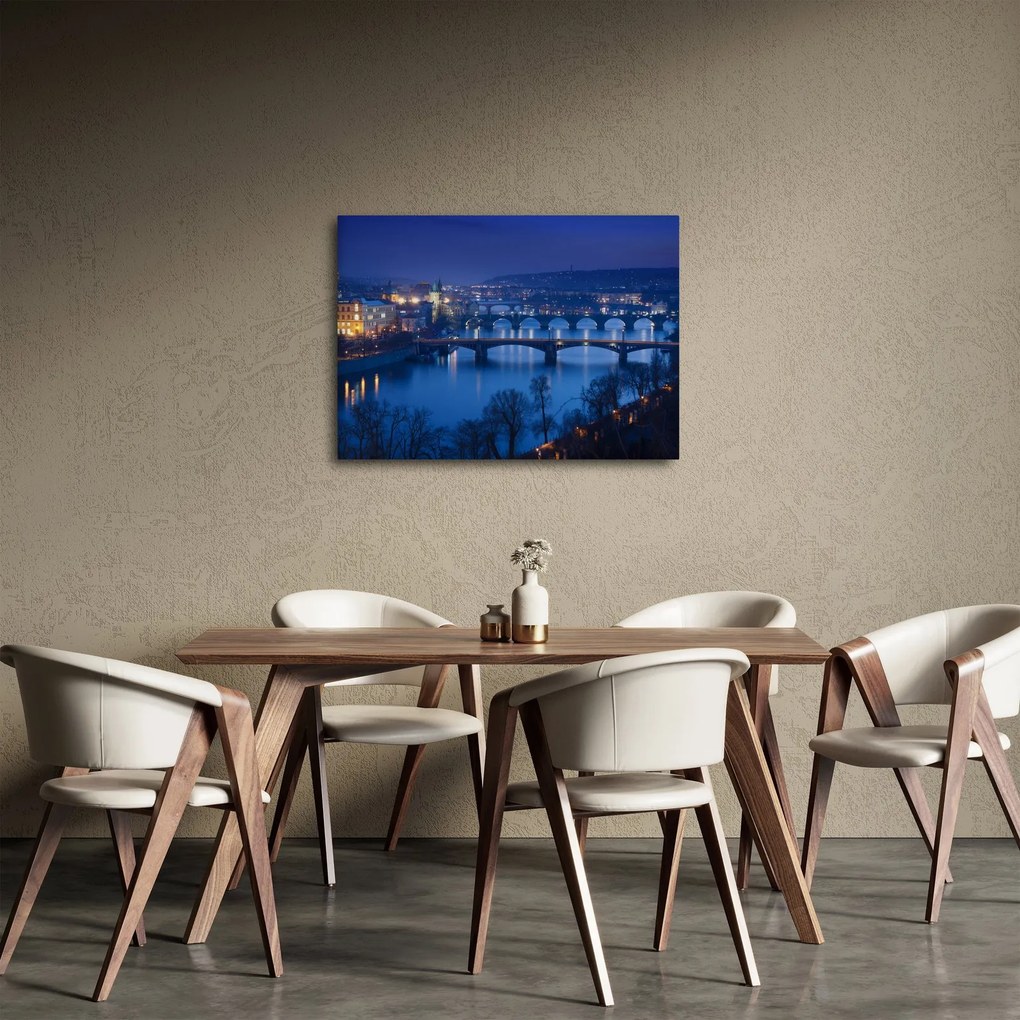 Tablou cu podurile din Praga (70x50 cm)
