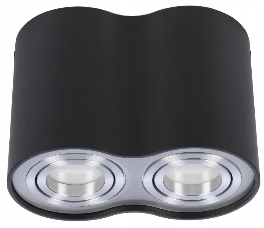 Spot aplicat tavan/plafon stil modern Bross 2 Black/Alu