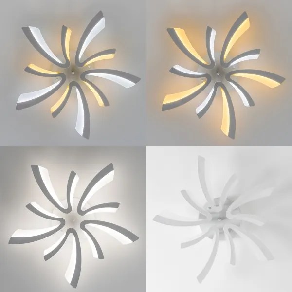 Lustră LED dimabilă aplicată Brilagi TWIST LED/55W/230V 3000-6500K alb + telecomandă