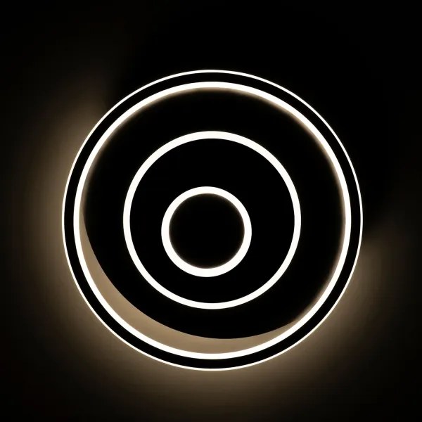 BRILAGI - plafonieră LED dimmabilă IRIS LED/83W/230V 46x50 cm neagră + telecomandă