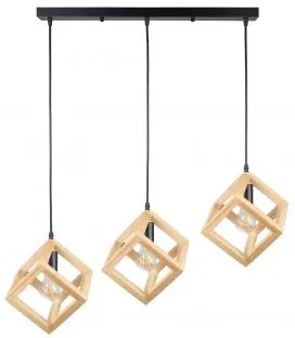 Suspensie rustica 3 becuri E27 Rhombus KL113014 Klausen