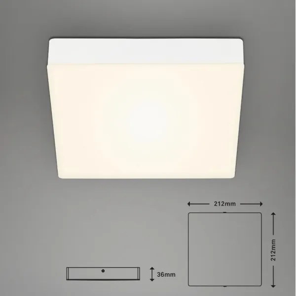 Plafonieră LED FLAME LED/16W/230V alb Briloner 7070-016
