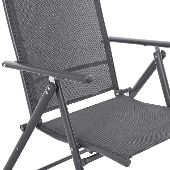 Juskys Set de 2 scaune Calena - antracit