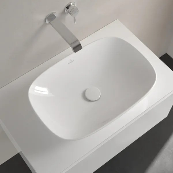 Villeroy & Boch 4A490101 - Lavoar de montat pe blat LOOP&FRIENDS 56x38 cm ceramică/alb