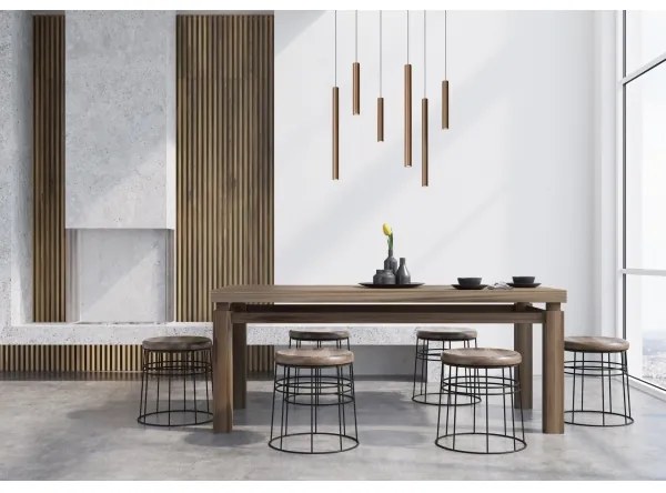 Lustră LED dimabilă pe cablu Lucide 74403/06/97 LORENZ 6xLED/4W/230V cupru