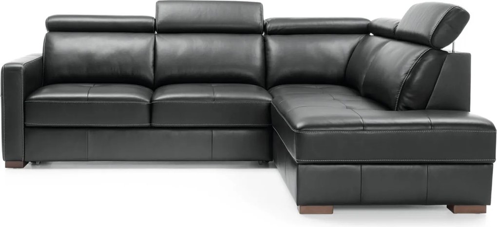 Colțar lemn masiv Ergo 260×89–101×209 cm - Stânga
