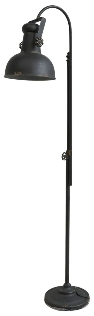 Lampadar negru din metal, handmade, Factory