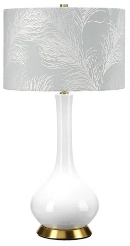 Lampă de masă Elstead MILO-AB-TL-FDEB MILO 1xE27/60W/230V gri