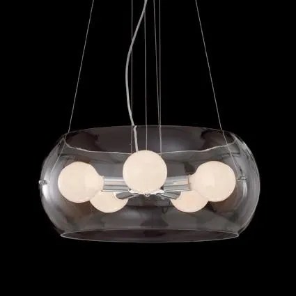 Pendul modern diametru 48,5cm AUDI-10 SP5 TRASPARENTE 016863