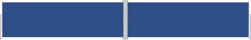 vidaXL Copertina laterală retractabilă, albastru, 160x1000 cm