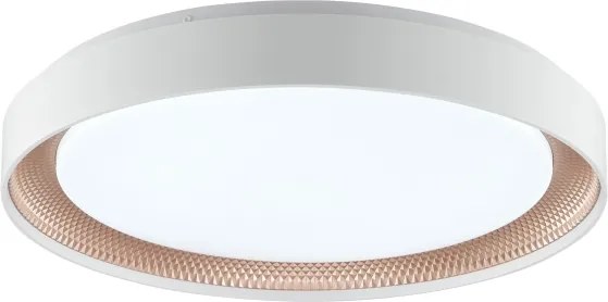 Brilliant - Plafonieră LED dimabilă WALDO LED/36W/230V alb/aur roz + telecomandă