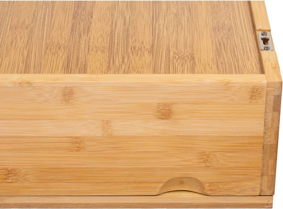 Dulap baie din bambus cu oglindă Wenko Bambusa