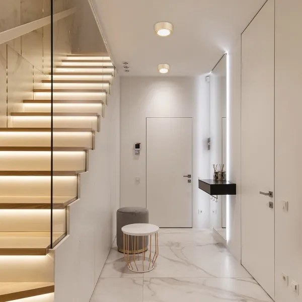 Argon 8903 - Plafonieră ELORA 1xGX53/7W/230V Ø 11 cm aurie