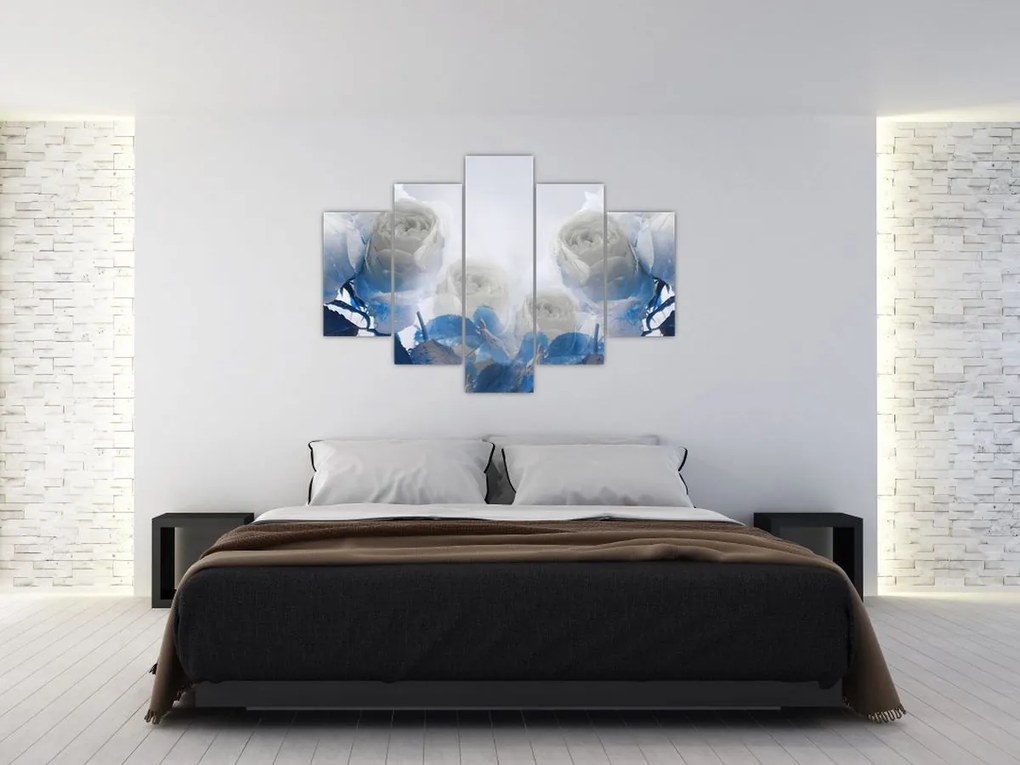 Tablou - Trandafir alb (150x105 cm)