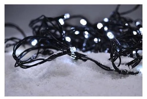 Instalație LED de Crăciun 50xLED/8 funcții 8m IP44 alb rece Solight 1V110-W