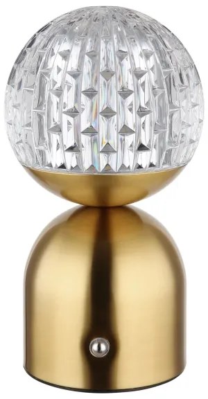 Lampă LED tactilă dimabilă de masă Globo 21007M JULSY LED/2,5W/3,7V 2700/4000/6500K alamă