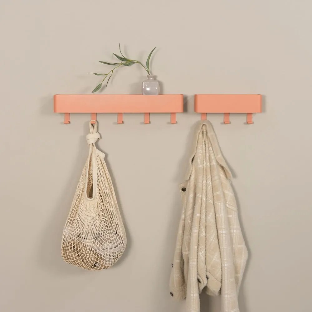 Cuier de perete somon cu raft din metal 27 cm Dax Play – Spinder Design