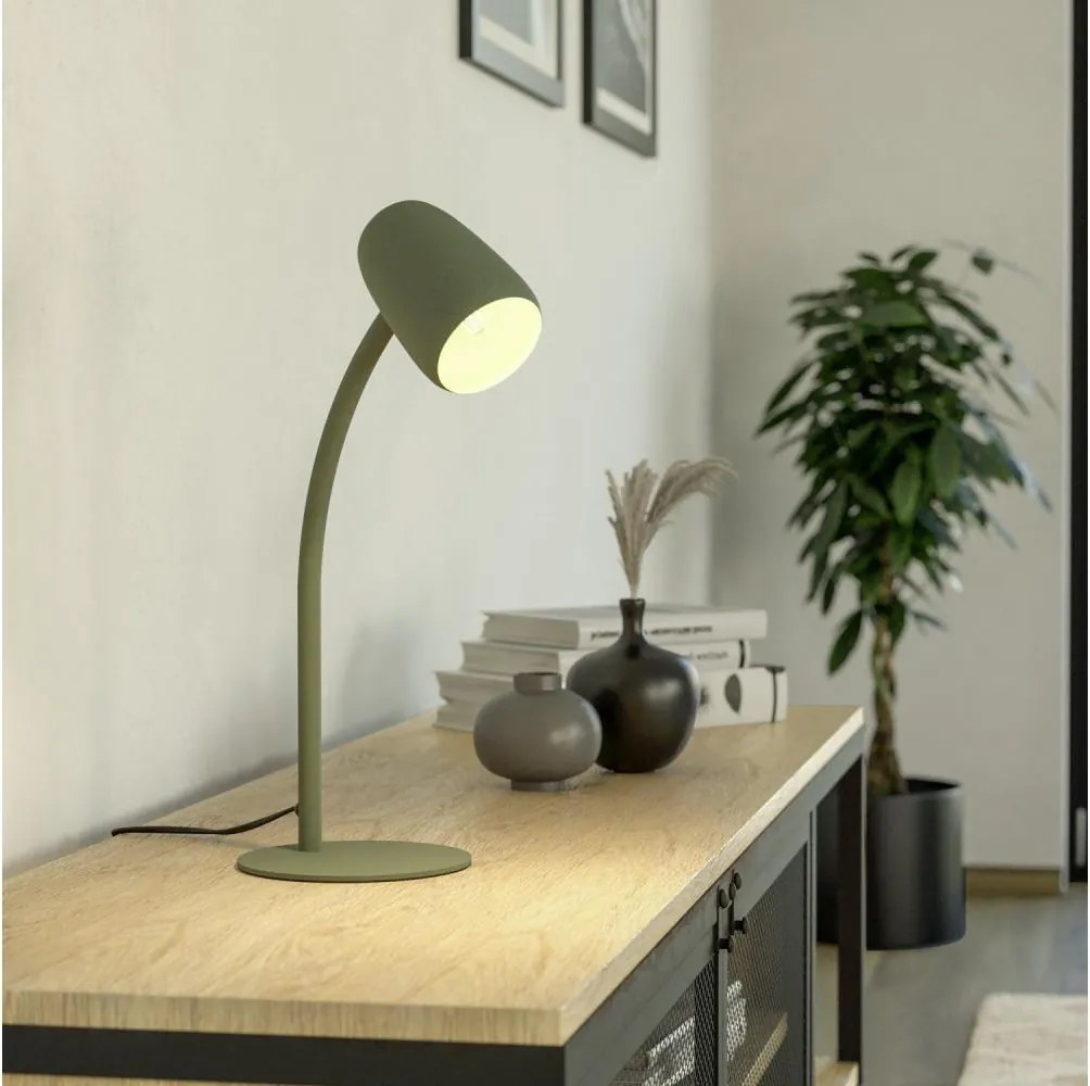 Eglo 901831 - Lampă de masă CARLO 1xE14/18W/230V verde
