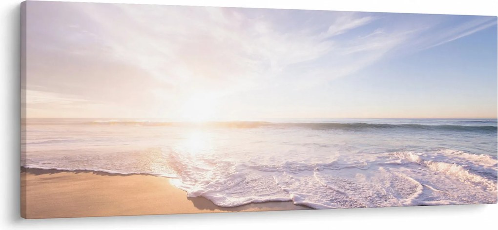 Tablou cu plaja cu nisip (120x50 cm)