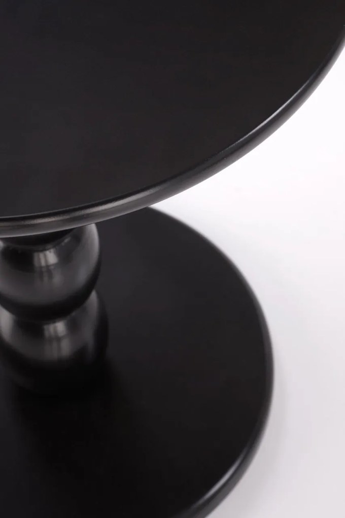 Masa de cafea rotunda Cirilla neagra ø40/h47 cm