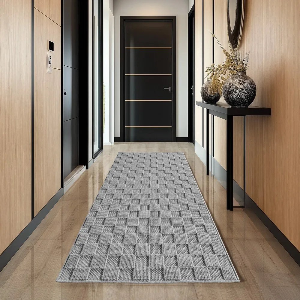 Covor gri 80x150 cm Helix 2203 – Ayyildiz Carpets