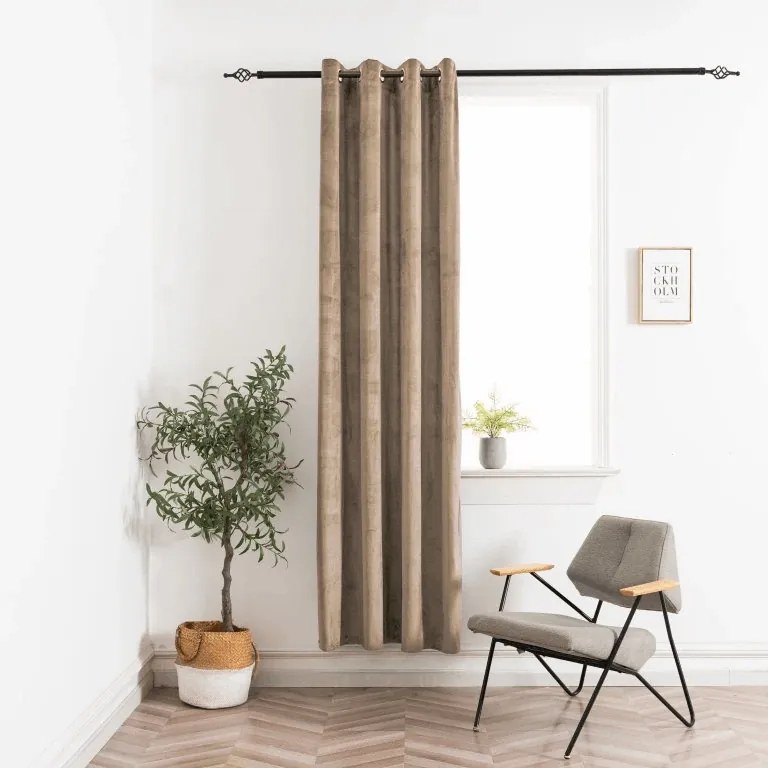 Draperie opaca ELVIO VELVET 140x250 cm, bej Agatat: Rejansa