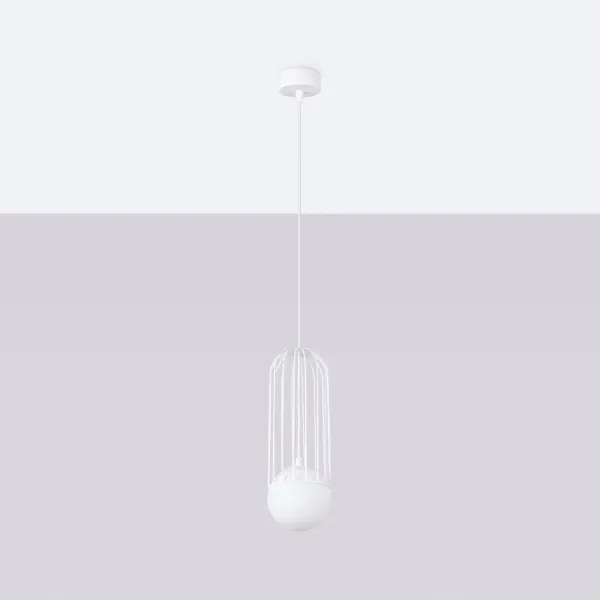 Lustră pe cablu Sollux SL.1331 BRINA 1xG9/8W/230V alb