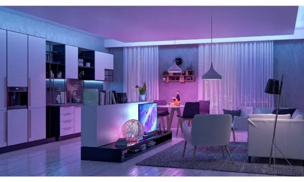 Bandă LED RGBW inteligentă dimabilă 5m Retlux LED/230V Wi-Fi Tuya + telecomandă