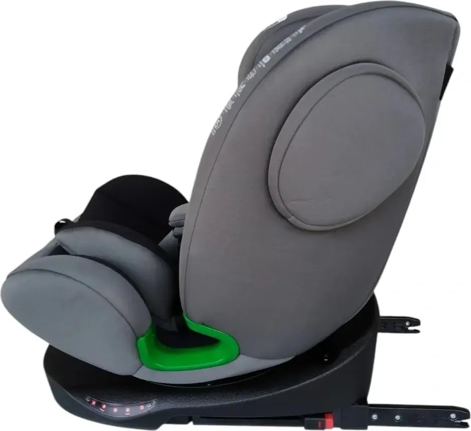 Scaun auto ISOFIX rotatie 360 grade NOVOKIDS Splend'or Edition HD-18, R129 i-Size, 40-150 cm, 0-36 kg, Gri