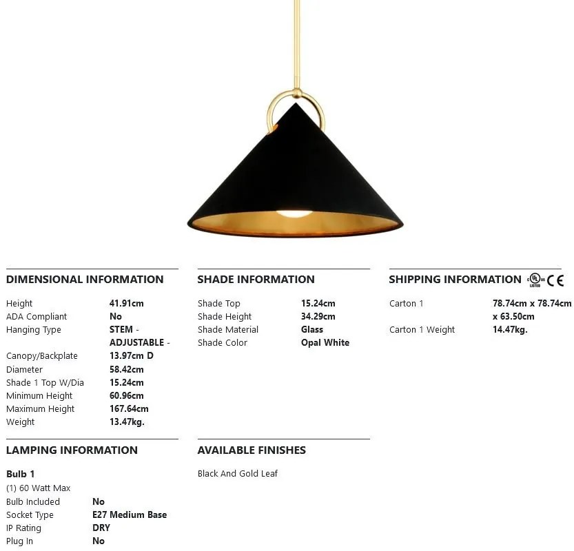 Pendul design modern CHARM small